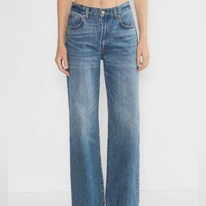 Denim forum Farrah high rise wide leg size 26 jeans